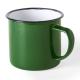 Taza personalizada de metal esmaltado 350ml Wilem Ref.5571-VERDE 