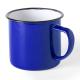 Taza personalizada de metal esmaltado 350ml Wilem Ref.5571-AZUL 