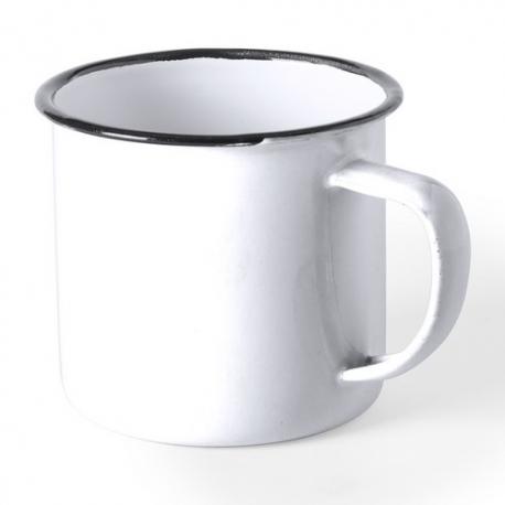 Taza personalizada de metal esmaltado 350ml Wilem