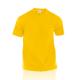 Camiseta de adulto color Hecom 135g/m2 Ref.4197-AMARILLO