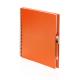 Libreta de anillas y bolígrafo 23,7x29cm Tecnar Ref.4730-NARANJA 