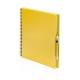 Libreta de anillas y bolígrafo 23,7x29cm Tecnar Ref.4730-AMARILLO 