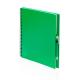 Libreta de anillas y bolígrafo 23,7x29cm Tecnar Ref.4730-VERDE 