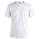 Camiseta adulto blanca KEYA 180g/m2 Ref.5858-BLANCO