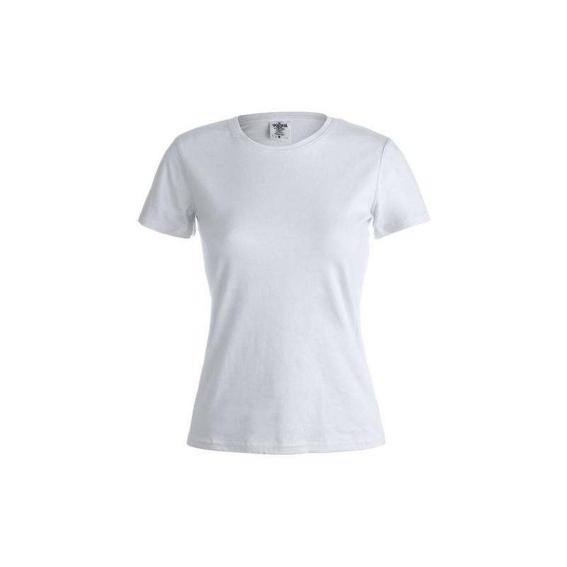 Camiseta mujer blanca KEYA 180g/m2