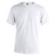 Camiseta adulto blanca KEYA 130g/m2 Ref.5854-BLANCO