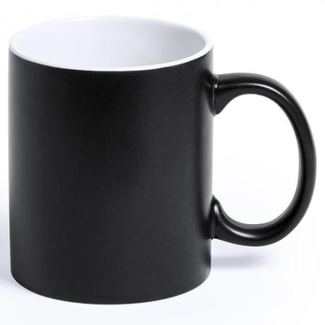 Taza publicitaria de cerámica de colores de 350ml Lousa