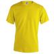 Camiseta adulto color KEYA 130g/m2 Ref.5855-AMARILLO