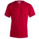 Camiseta adulto color KEYA 130g/m2 Ref.5855-ROJO