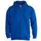 Sudadera con capucha y cremallera de adulto KEYA 280g/m2 Ref.5866-AZUL