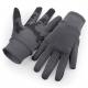 Guantes deporte softshell Ref.TTB310-GRIS DE GRAFITO