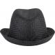 Sombrero de paja estilo panamá retro Ref.TTKP612-NEGRO