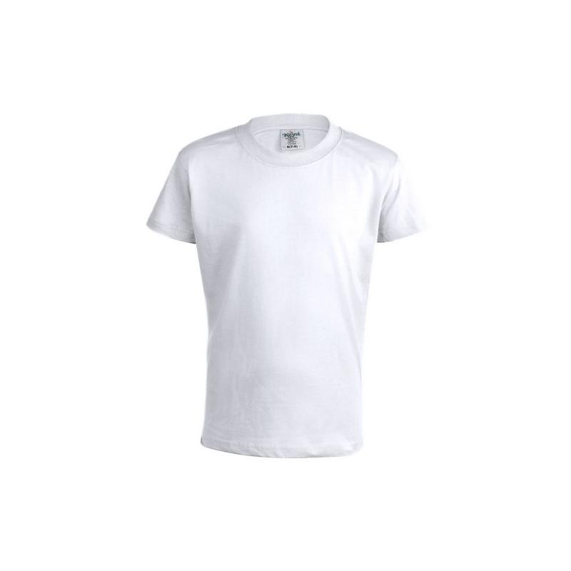 Camisetas blancas de algodón niños personalizadas