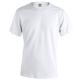 Camiseta adulto blanca KEYA 180g/m2 Ref.5860-BLANCO