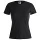 Camiseta mujer color KEYA 180g/m2 Ref.5870-NEGRO