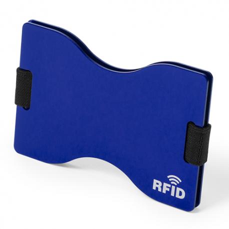 Tarjetero RFID secure de aluminio Porlan