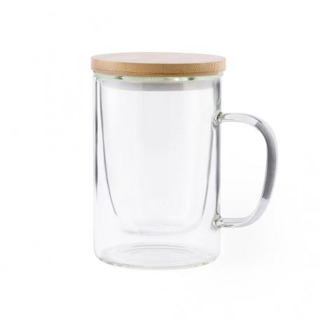 Taza de cristal con infusor Masty 450ml