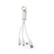 Cable cargador Poskin Ref.21209-BLANCO 