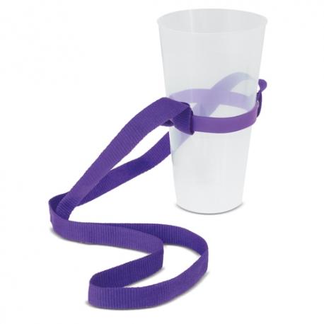 Lanyard portavasos 