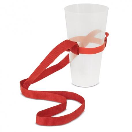 Lanyard portavasos 