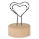 Memo clip con base de madera 'love u' Ref.CF10541- 