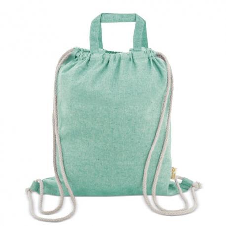 Bolsa mochila de algodon reciclado