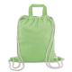 Bolsa mochila de algodon reciclado Ref.CF10073-PISTACHO 