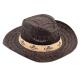 Sombrero de ala ancha de paja Splash Ref.9195-NEGRO 