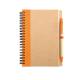 Libreta papel reciclado plus 18x13cm Sonora Ref.MDIT3775-NARANJA 