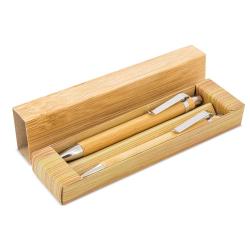 Set de bolígrafo y lápiz infinito bambú 'elastic infinite'