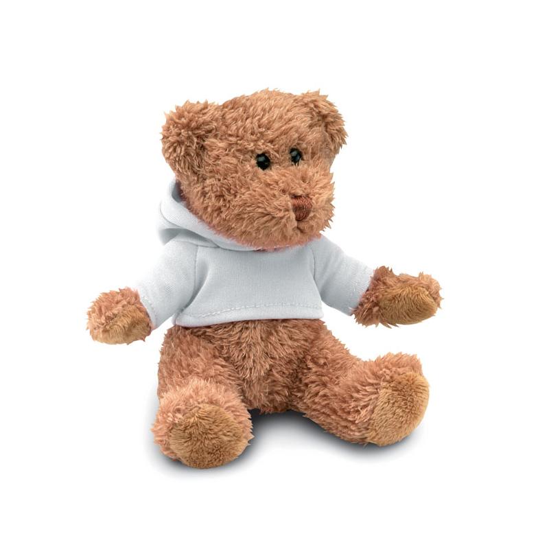 Peluche para bebé, oso con camiseta personalizada con el nombre.