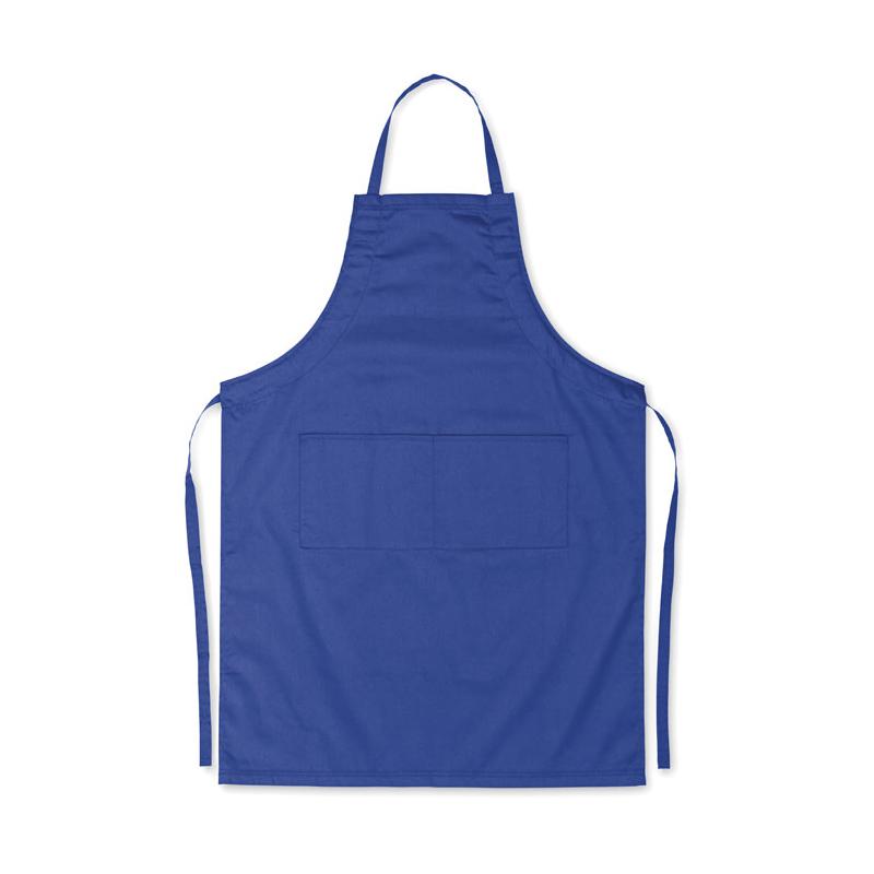 Delantal de cocina de algodón resistente a las gotas de agua con delantales  ajustables para mujer con bolsillos, 10 opciones de color, delantal azul