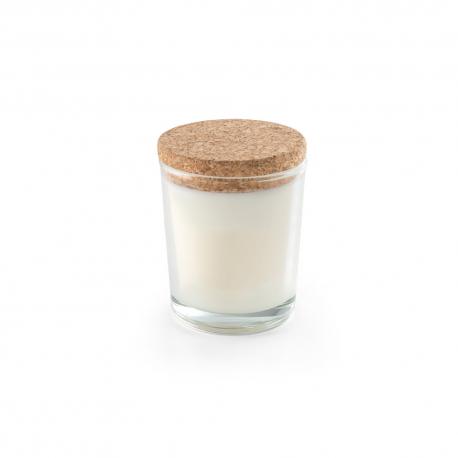 Vela aromática en vaso de cristal con tapa de corcho 80 g Zen 80