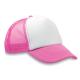 Gorra rejilla 5 paneles Trucker cap Ref.MDMO8594-FÚCSIA FLUORESCENTE 