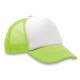 Gorra rejilla 5 paneles Trucker cap Ref.MDMO8594-VERDE FLUORESCENTE 