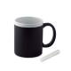 Taza pizarra 300ml Chalcky Ref.MDMO8658-BLANCO 