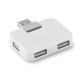 Hub usb 4 puertos Square Ref.MDMO8930-BLANCO 