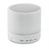 Altavoz circular bluetooth led Round white