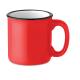 Taza corporativa de cerámica vintage de 240ml Tweenies Ref.MDMO9243-ROJO 