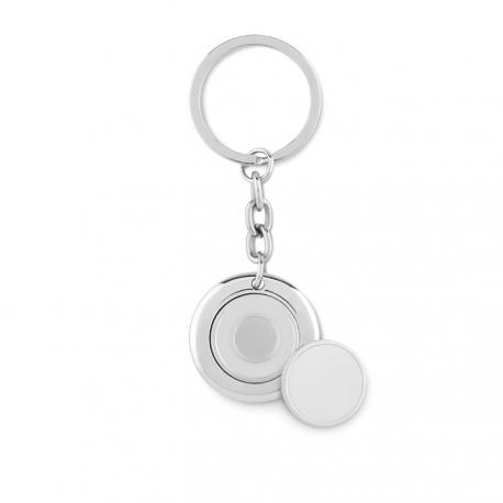 Llavero redondo con token Flat ring
