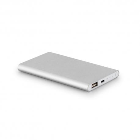 Power bank slim 4000 mah fabricado en aluminio reciclado 100% ral y abs reciclado 100% rabs Marcet