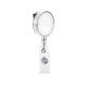 Porta credencial extensible con clip metálico Yeats Ref.PS53569-BLANCO 