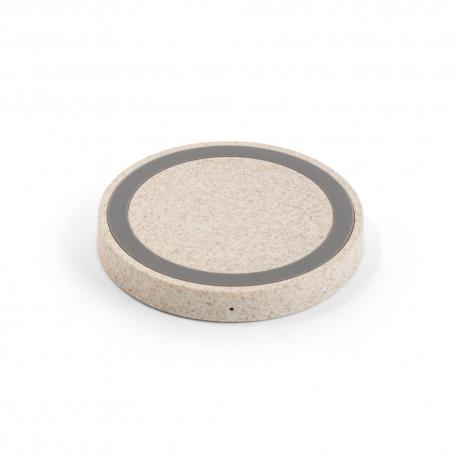 Cargador inalámbrico superrápido de 5w fabricado en abs y fibra de paja Cuvier