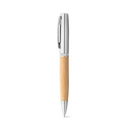 Bolígrafo de bambú y metal con estuche Fuji