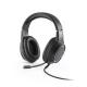 Auriculares abs con cable de 2m micrófono y luces led rgb Thorne headset rgb Ref.PS97135-NEGRO 