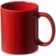 Taza personalizada de cerámica de 330ml Santos Ref.PF100378-ROJO 