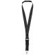 Lanyard con hebilla separable y clip de seguridad Yogi Ref.PF102130-NEGRO INTENSO 