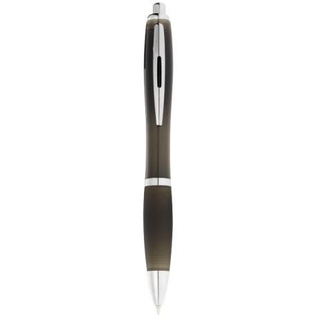 Bolígrafo nash de color con grip negro y tinta negra