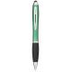 Bolígrafo stylus de color con empuñadura negra Nash Ref.PF106903-VERDE/NEGRO INTENSO 