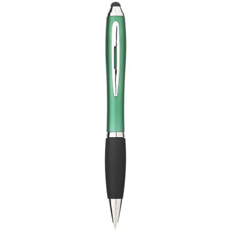 Bolígrafo stylus de color con empuñadura negra Nash